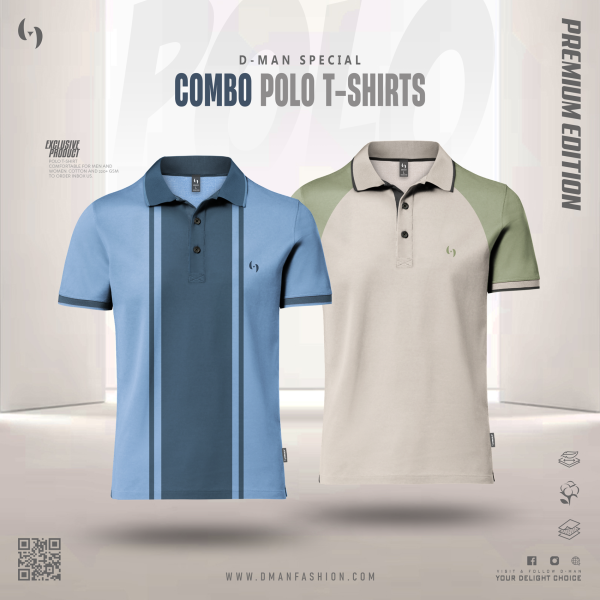 Premium PK Cotton Polo - Combo offer-