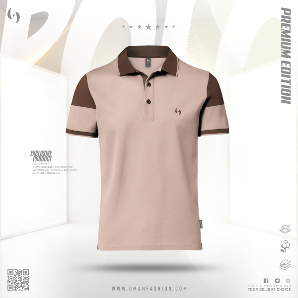 Premium  PK Cotton Polo - coco